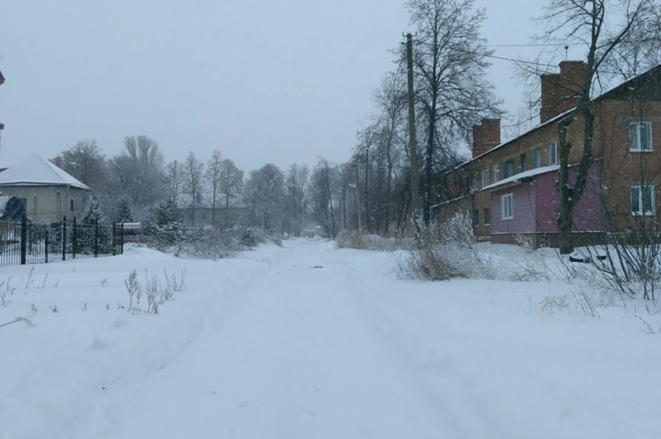 Курск снова настигла снежная стихия