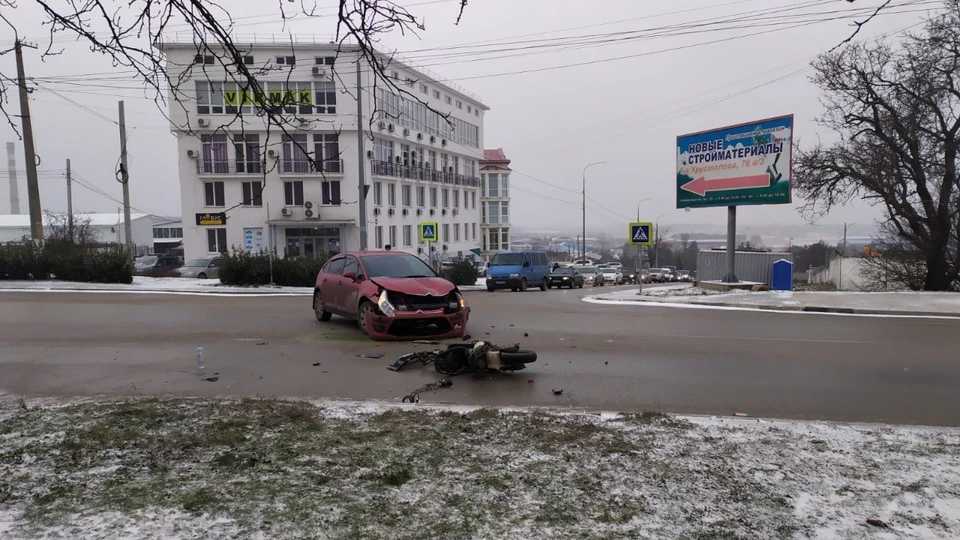 Место ДТП. Фото: региональное УМВД