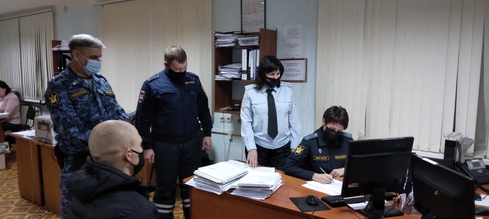 Нарушитель-должник ждет решения суда. Фото: ГУ МВД по Самарской области