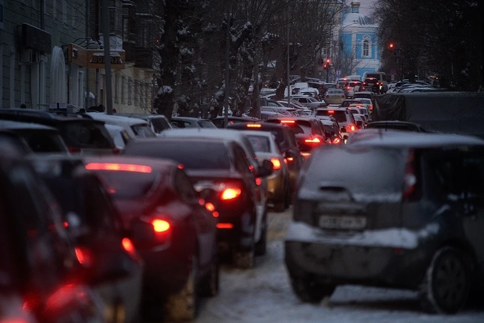Самое большое количество пробок приходится на вечер пятницы