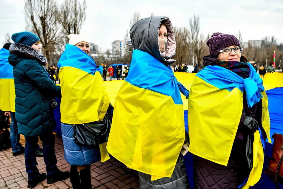 На Украине скромно прошел День Единения, объявленный президентом Зеленским.