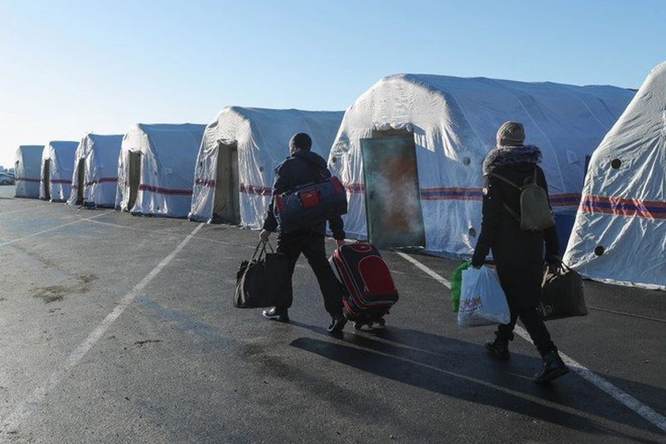 Семь российских регионов сообщили о готовности принять беженцев из Донбасса. Фото: Эрик Романенко. ТАСС