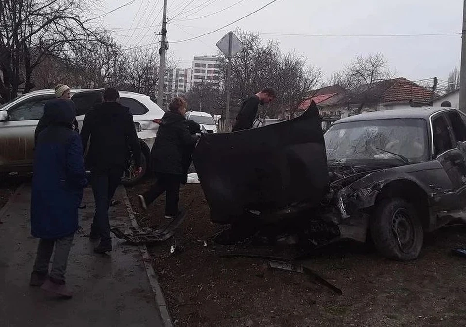 В ДТП пострадали шестеро. Фото: Автопартнер Крым Севастополь ДТП/vk