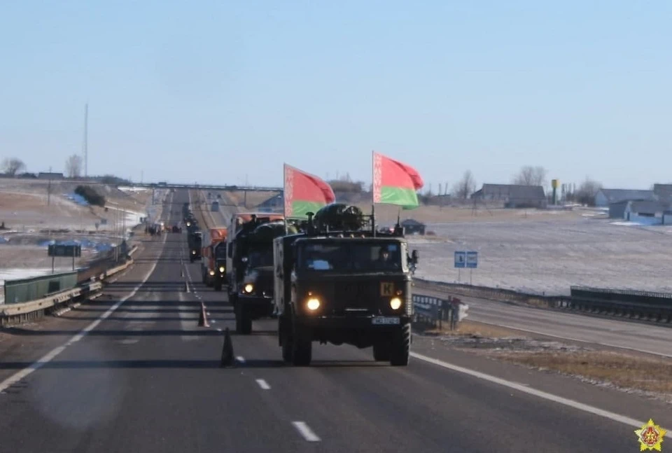 В Минобороны объяснили белорусам причины передвижения военной техники ВС Беларуси. Фото: Минобороны