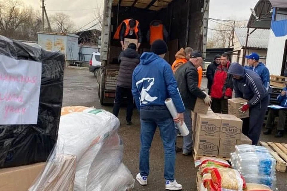 Гуманитарный груз из Краснодарского края в Ростовскую область отправляется регулярно.