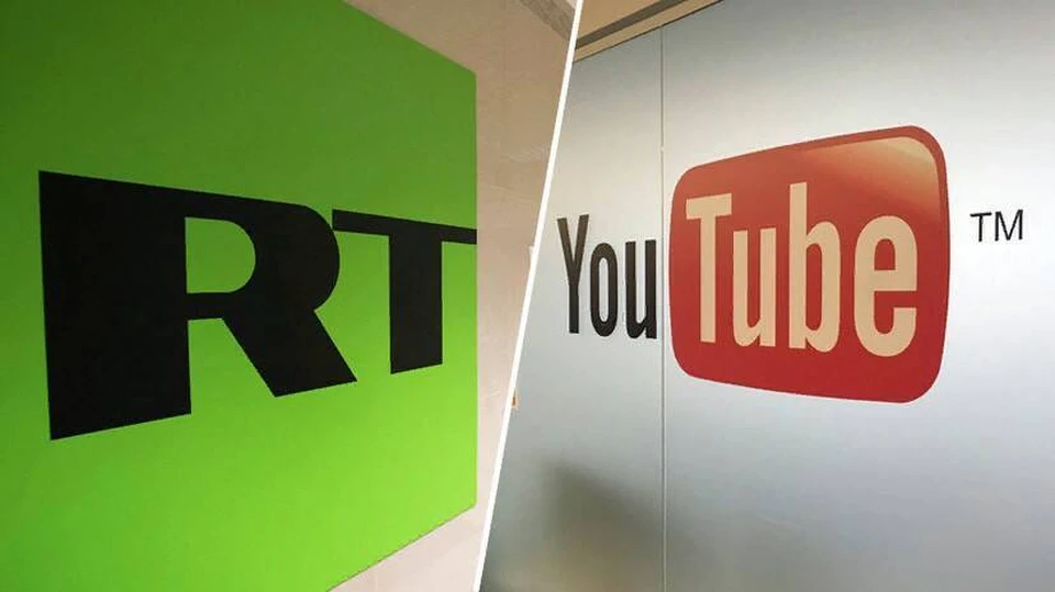 Google сообщил о блокировке в Европе каналов RT и Sputnik на YouTube