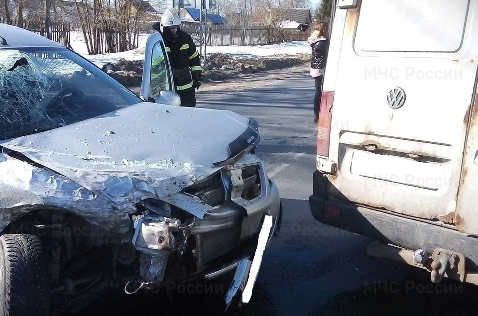 Фото с места аварии.