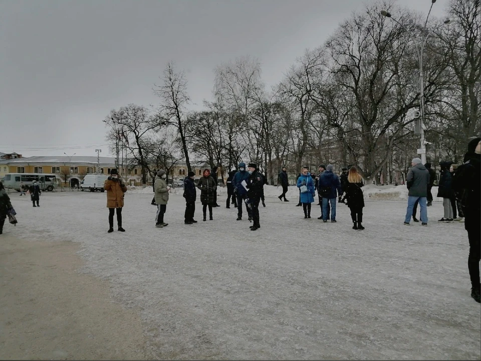 Мероприятие проходило на площади Революции 6 марта.
