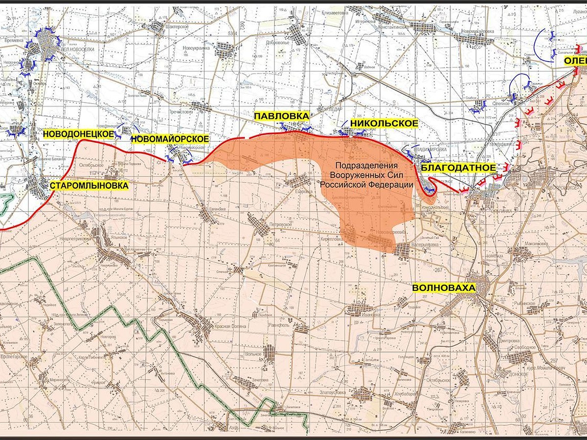 Карта районов Украины под контролем военных России и ДНР на 13 марта 2022опубликована Минобороны РФ - KP.RU