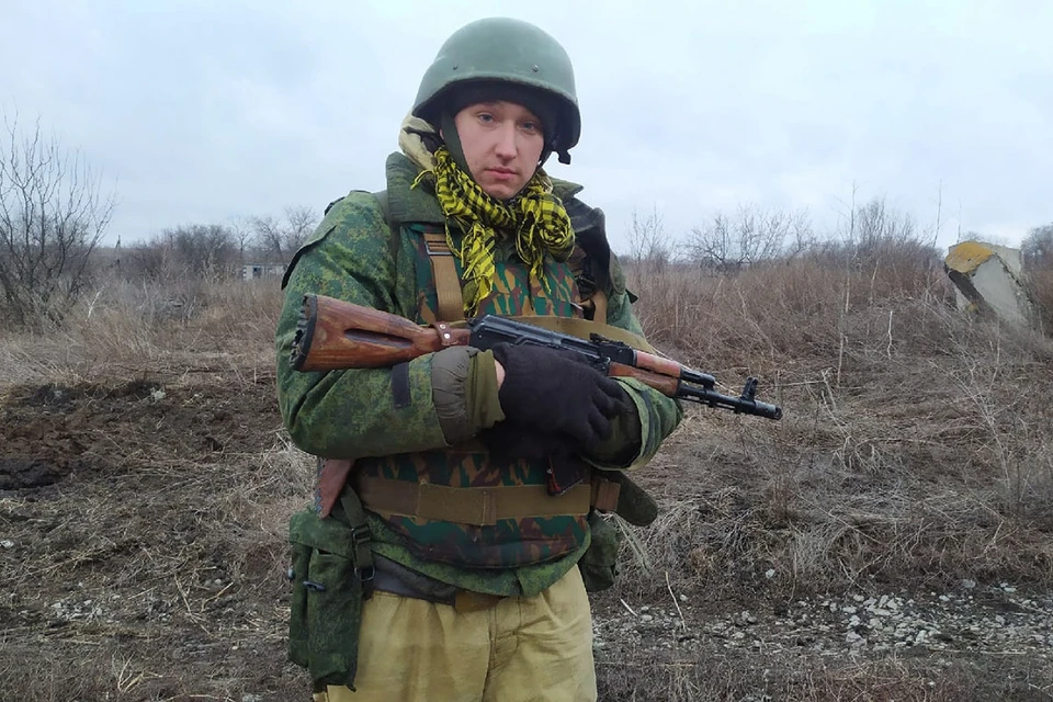 Андрей Трубецкий на позиции на южном направлении