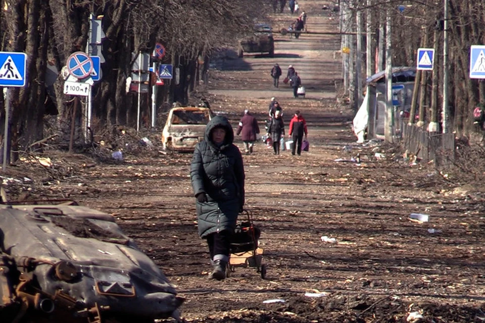 В освобожденной Волновахе большинство домов не подлежит восстановлению. Фото: МВД ДНР