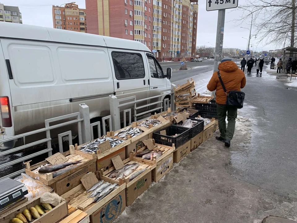 В Тюмени уличные продавцы лишились 165 килограммов рыбы сомнительного качества