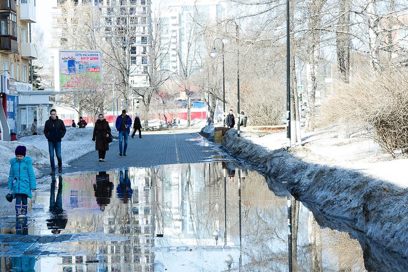 Весна в Ижевске. Архив редакции