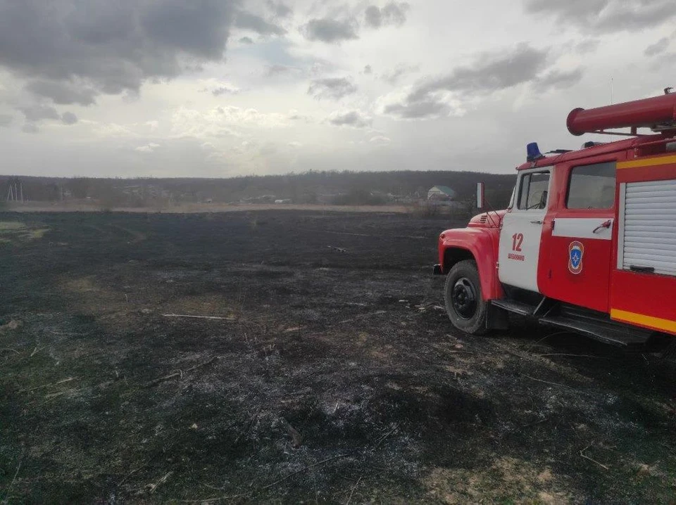При сильном ветре огонь быстро распространяется, площадь горения увеличивается, приобретая угрожающий характер.