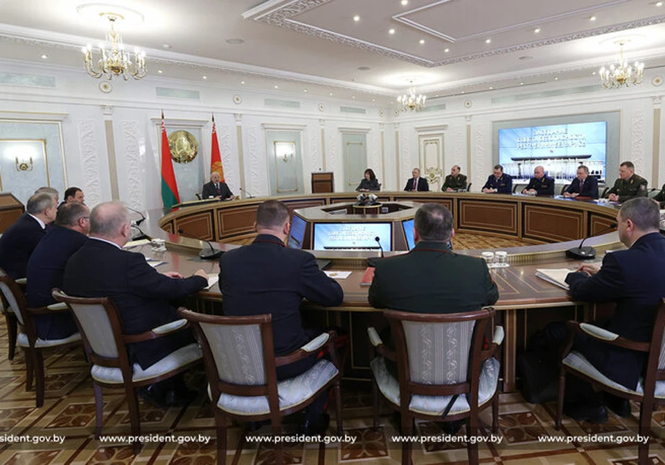 Заседание Совбеза. Фото: president.gov.by