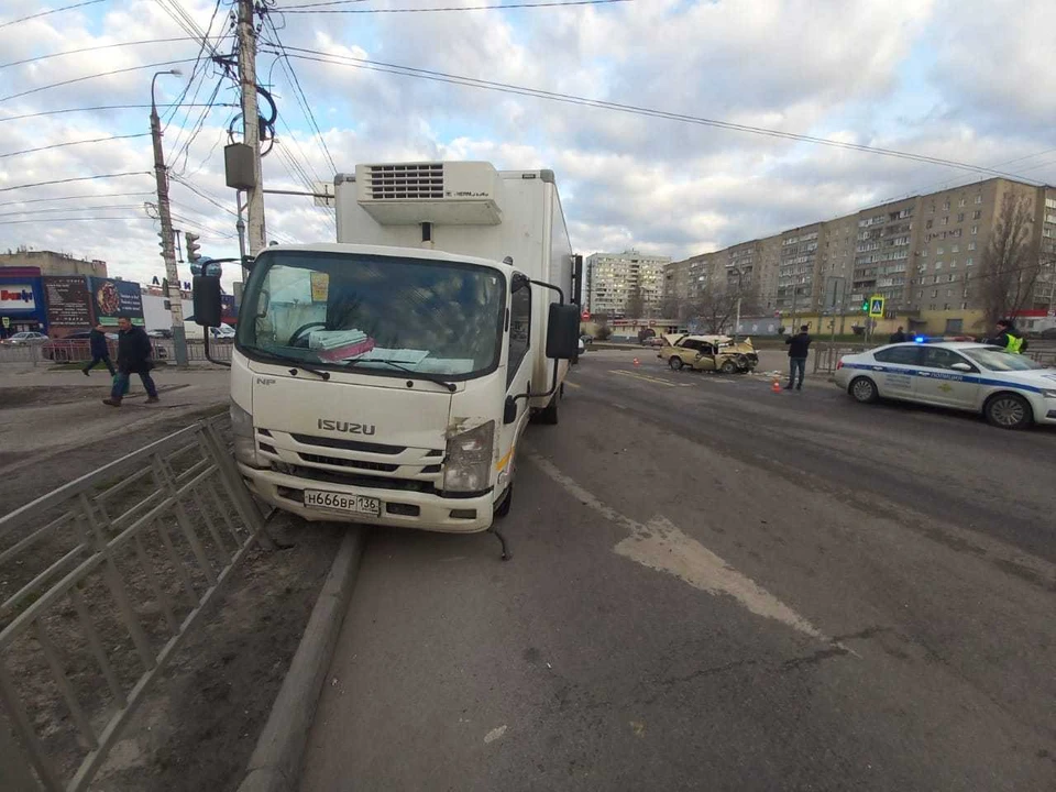 Фото с места аварии