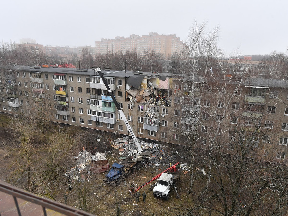 Видео с места взрыва бытового газа в жилом доме в Ступино появилось в Сети  - KP.RU