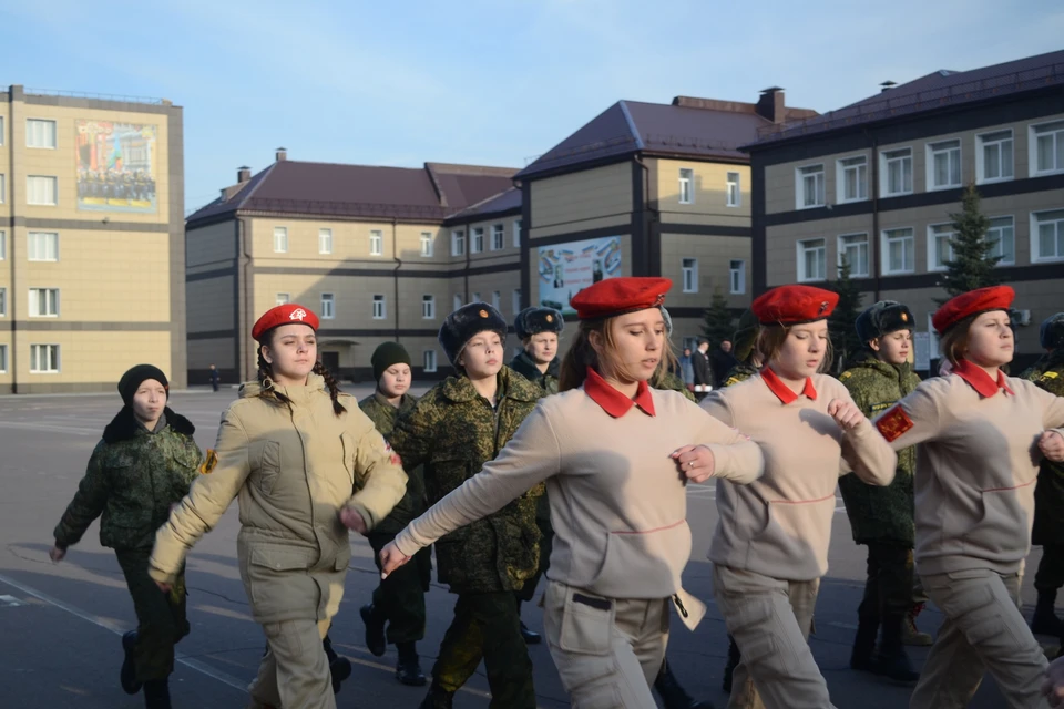 Первые репетиции Парада Победы начались в Рязани. Фото: vk.com/rzn_adm_62.