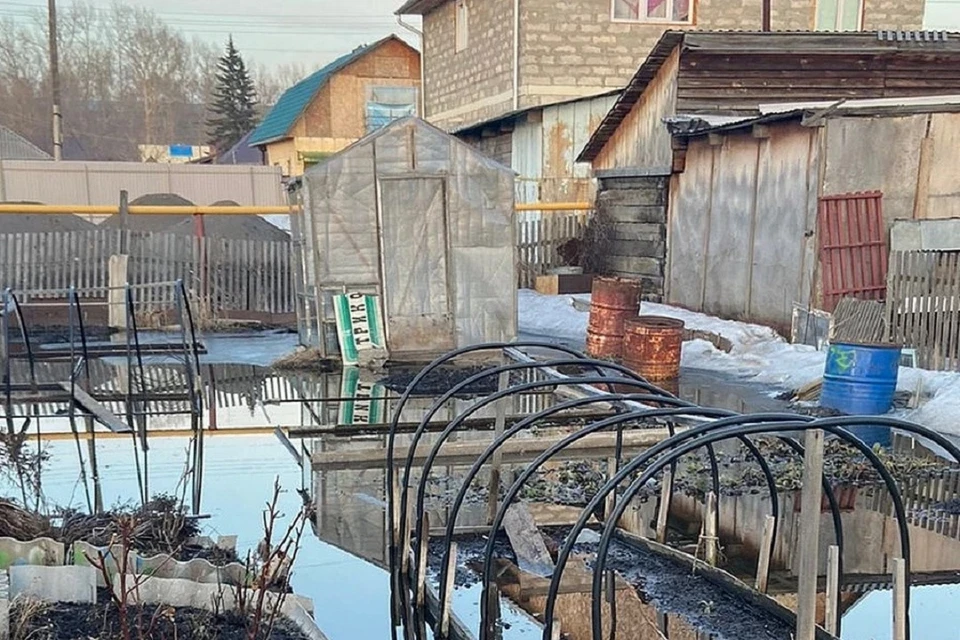 В мэрии объяснили, почему затопило огороды на улице Прокопьевской в Новосибирске. Фото: МАСС.