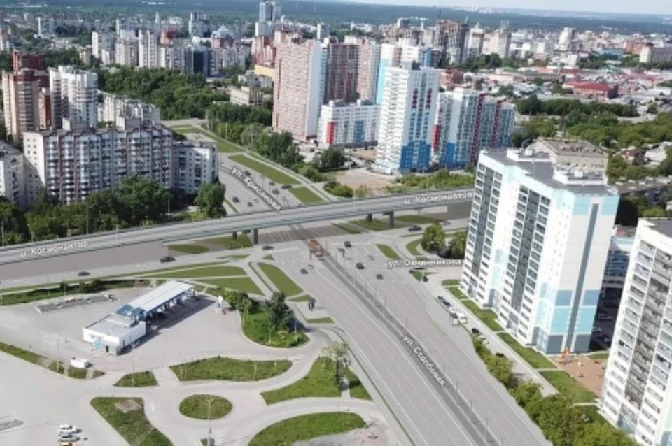На улице Крисанова будет построена двухуровневая развязка.