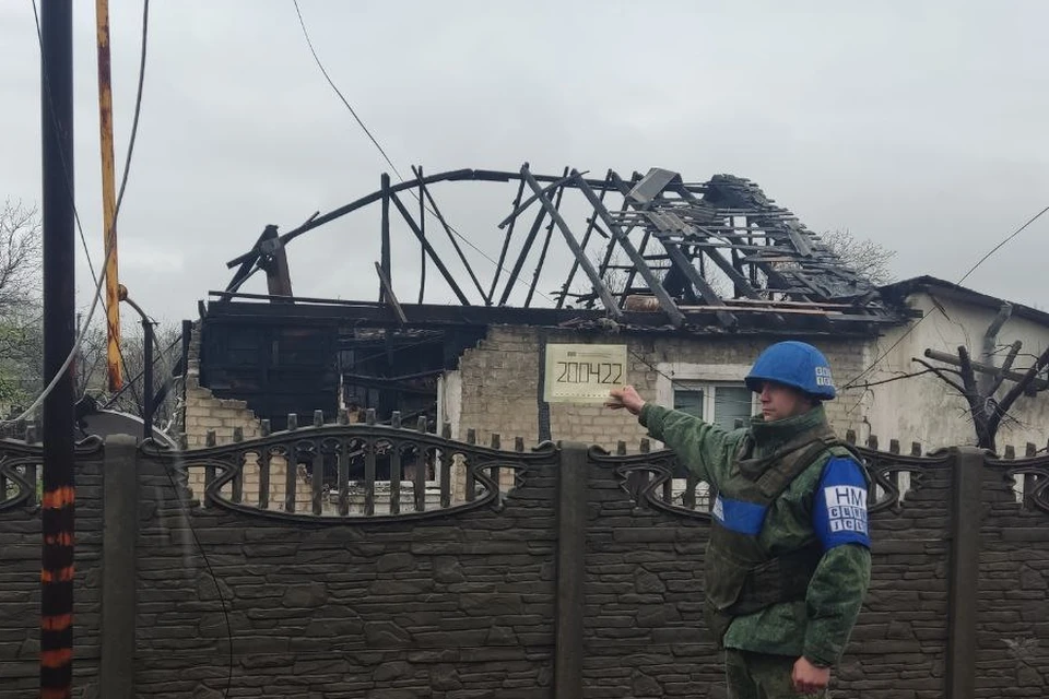 Повреждено 76 жилых домов. Фото: ЛНР в СЦКК