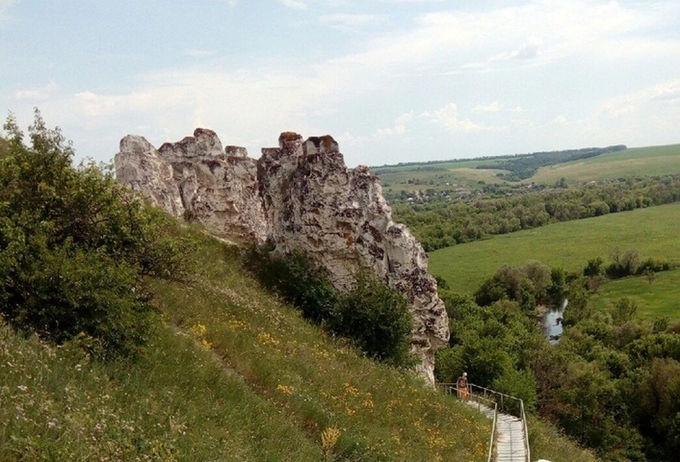 Одно из любимых мест у туристов - Дивногорье