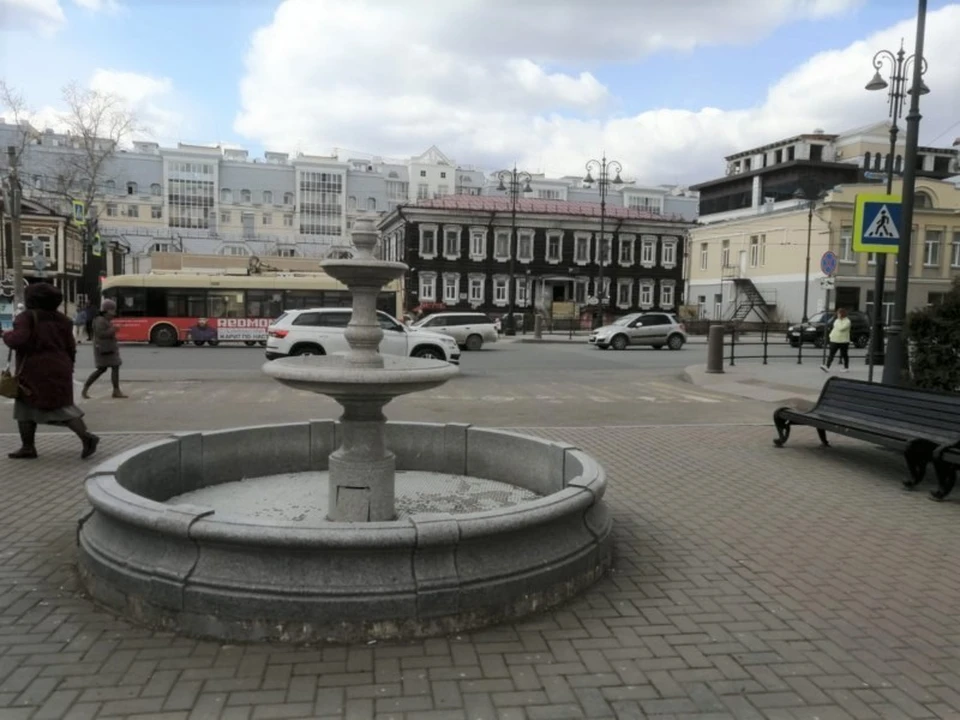 Запуск городских фонтанов планируется на 1 мая. Фото: пресс-служба Администрации Томска
