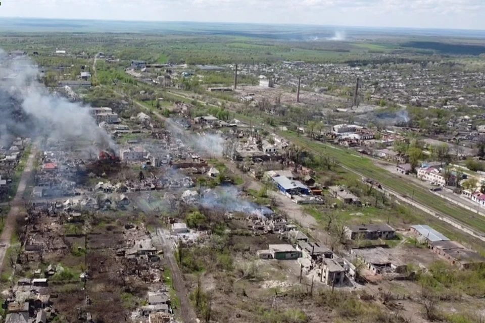 Украинские боевики превратили Попасную в укрепрайон. Фото: кадр из видео НМ ЛНР