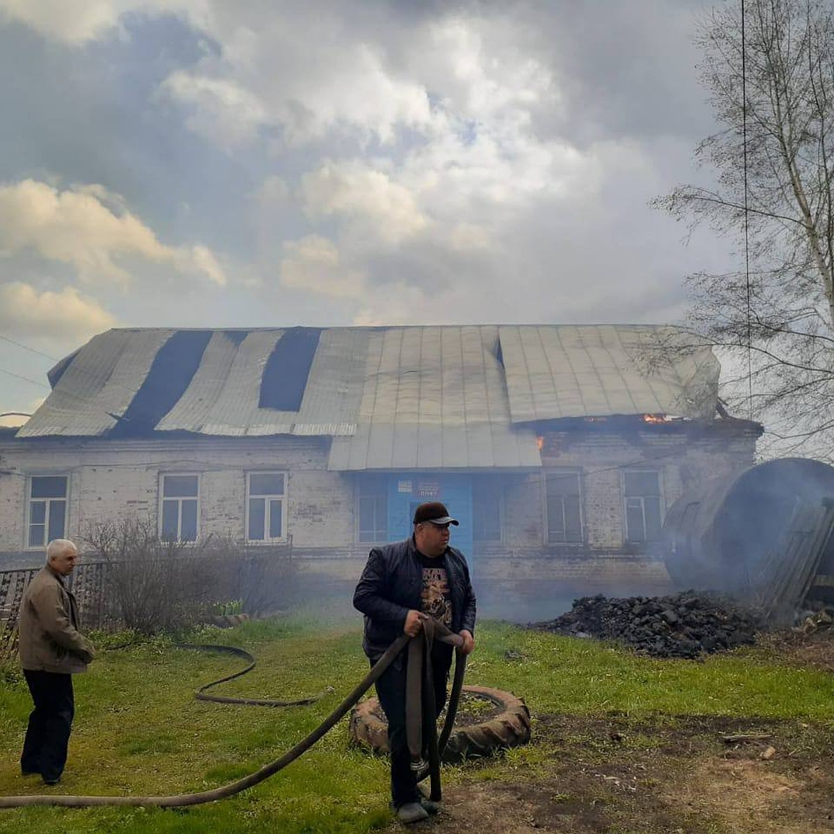 Высокий уровень пожарной опасности стал причиной возгорания в селе Шерстино  Арзамасского района - KP.RU