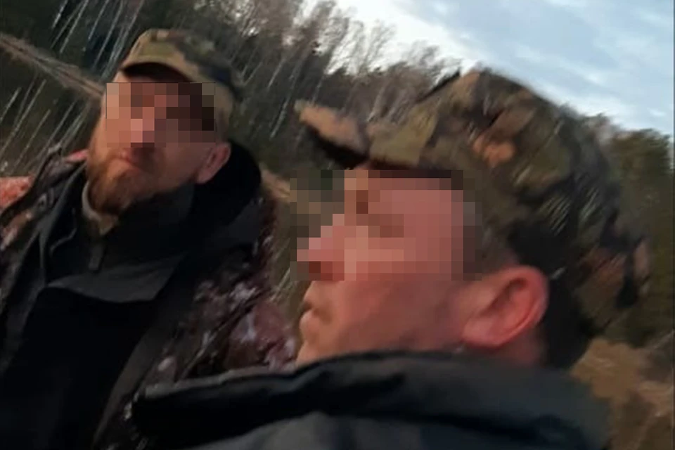 Местные жители задержали двух залетных браконьеров и два часа удерживали их до приезда полиции. Фото: предоставлено жителями села Уральское в Чайковском городском округе.