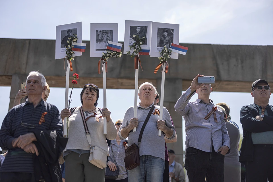 В Белграде в День Победы прошла акция "Бессмертный полк".