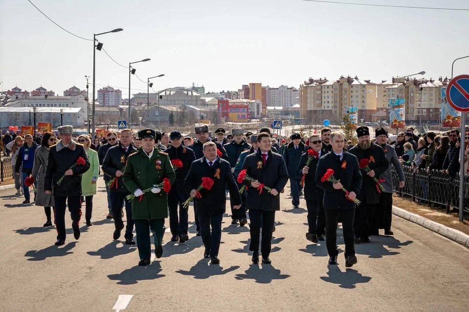 Жители Ямала присоединились к празднованию Дня Победы Фото: Администрация Салехарда