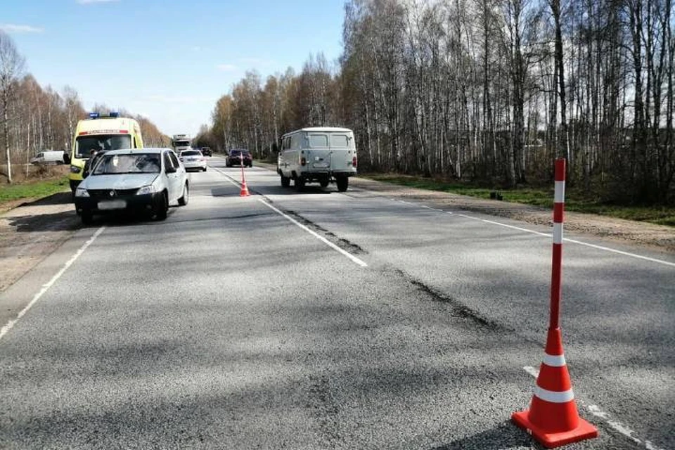 Движение по трассе частично ограничено. Фото: ГИБДД Кировской области