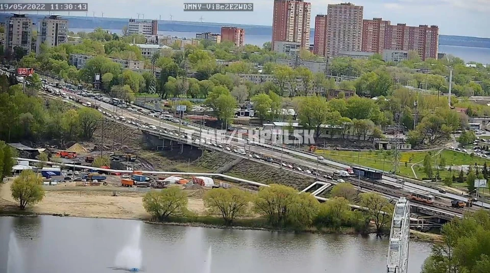 На мосту на Минаева в Ульяновске произошло ДТП ФОТО группа ВК ЧП-Ульяновск