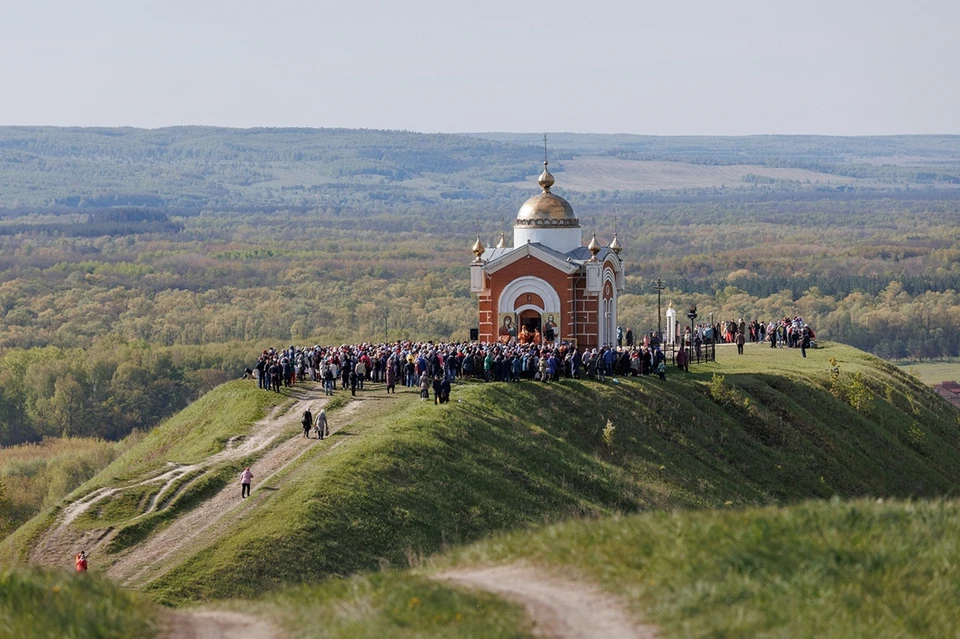 Ульяновцы помолились на Никольской горе в Сурском районе ФОТО Симбирская митрополия