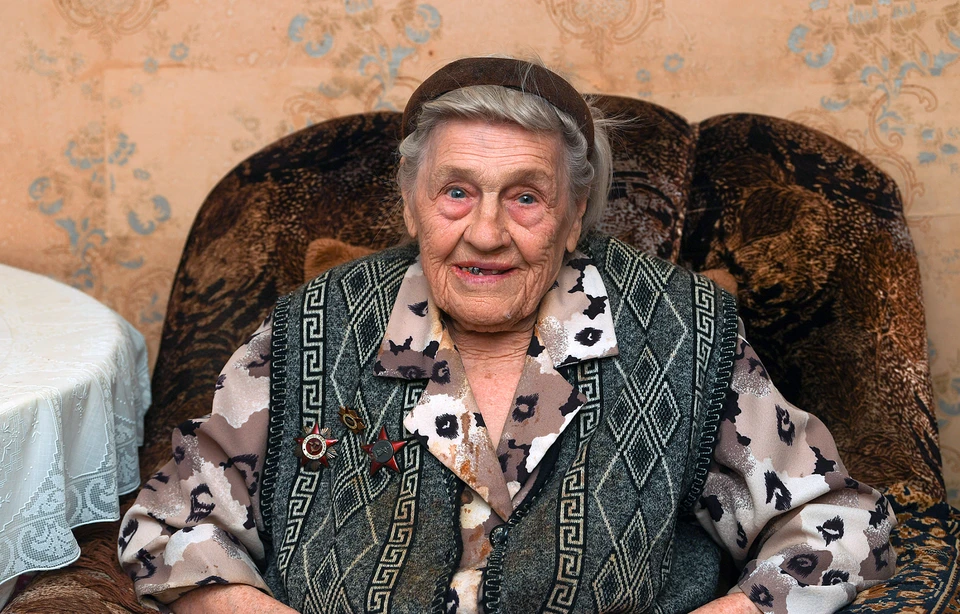 Участница Великой Отечественной войны Елена Васильевна Дмитриева отметила 100-летие