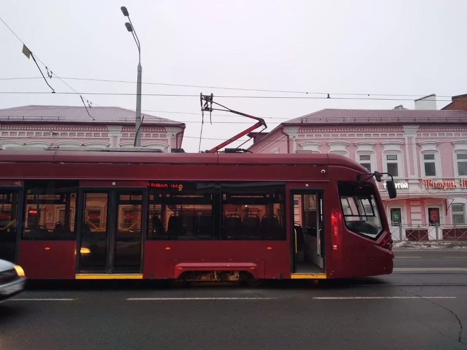 Задержка движения маршрута из-за произошедшего составила полтора часа. Фото: МУП «Метроэлектротранс»