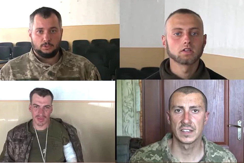 Кадр из видеообращения украинских военнопленных к президенту Зеленскому.