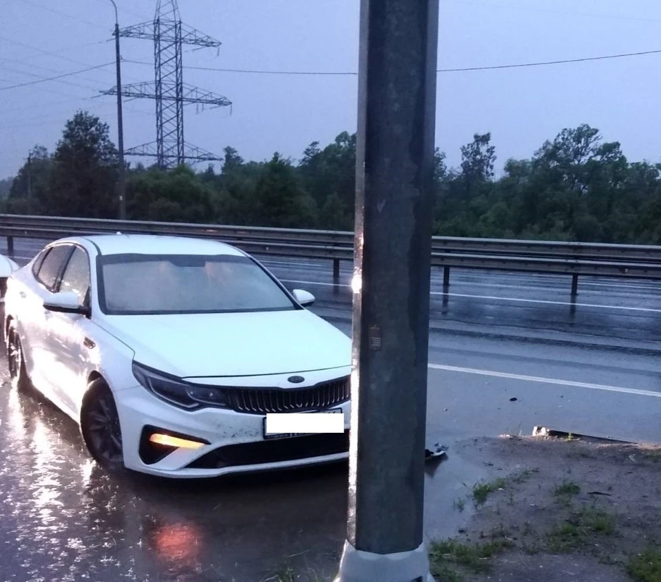 Фото с места ДТП.