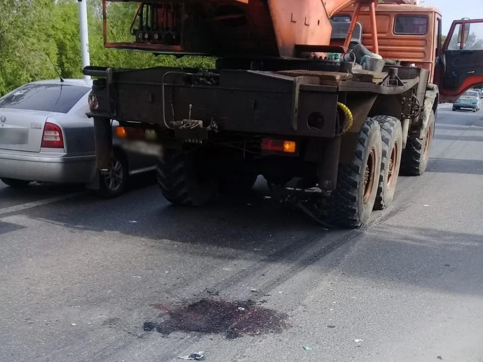 Женщине раздробило ноги