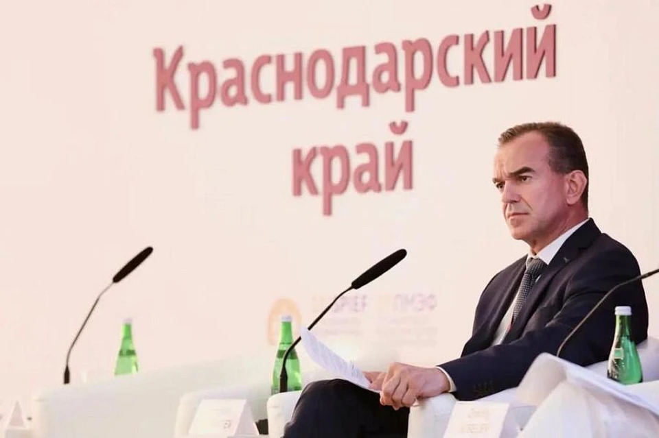 Губернатор Кубани Вениамин Кондратьев рассказал о новых инвестиционных проектах. Фото: пресс-служба администрации Краснодарского края.