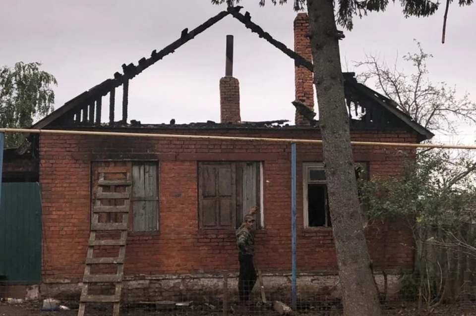 Пожар произошел в селе Большое Жирово Фатежского района