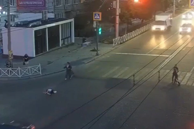 В Дагестане водитель сбил подростка на оживленном перекрестке