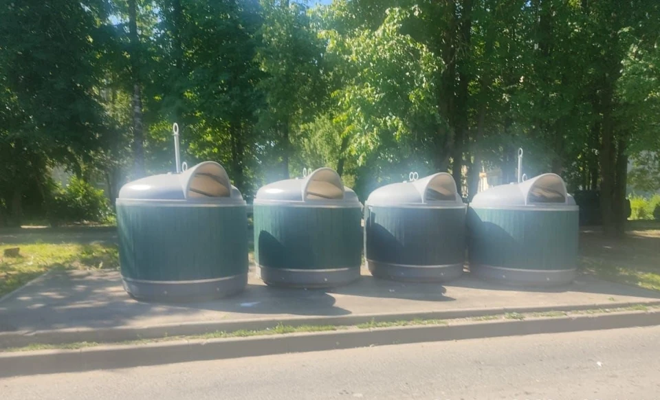 Новые мусорные баки в Калуге