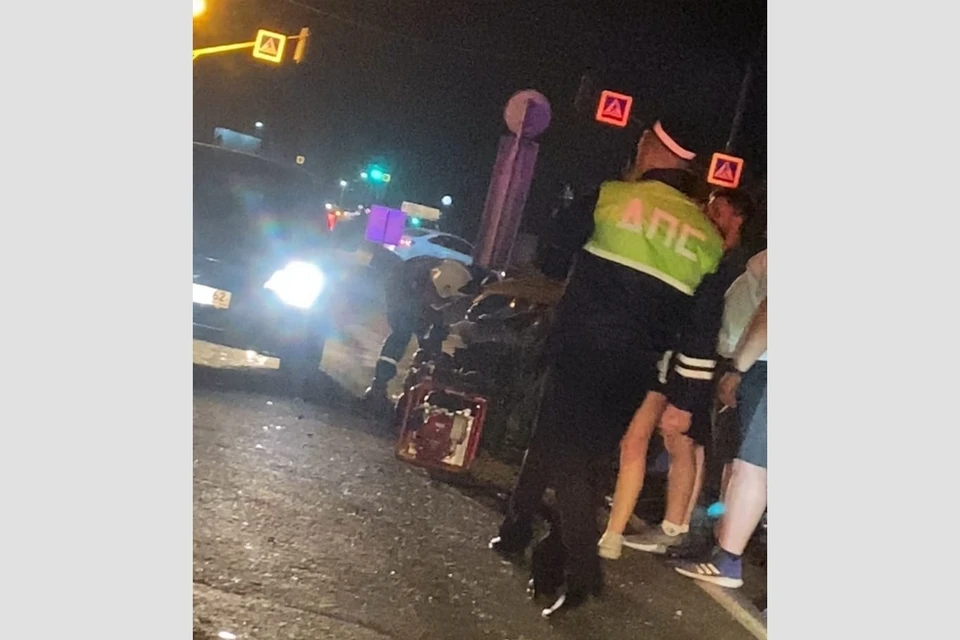 На Северной окружной дороге в Рязани в ночь на 24 июля произошла серьезная автоавария.