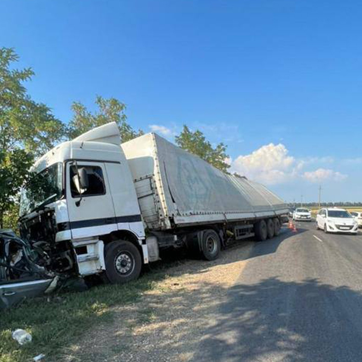 Смертельная авария на трассе в Краснодарском крае: Трое детей погибли в ДТП  на Кубани - KP.RU