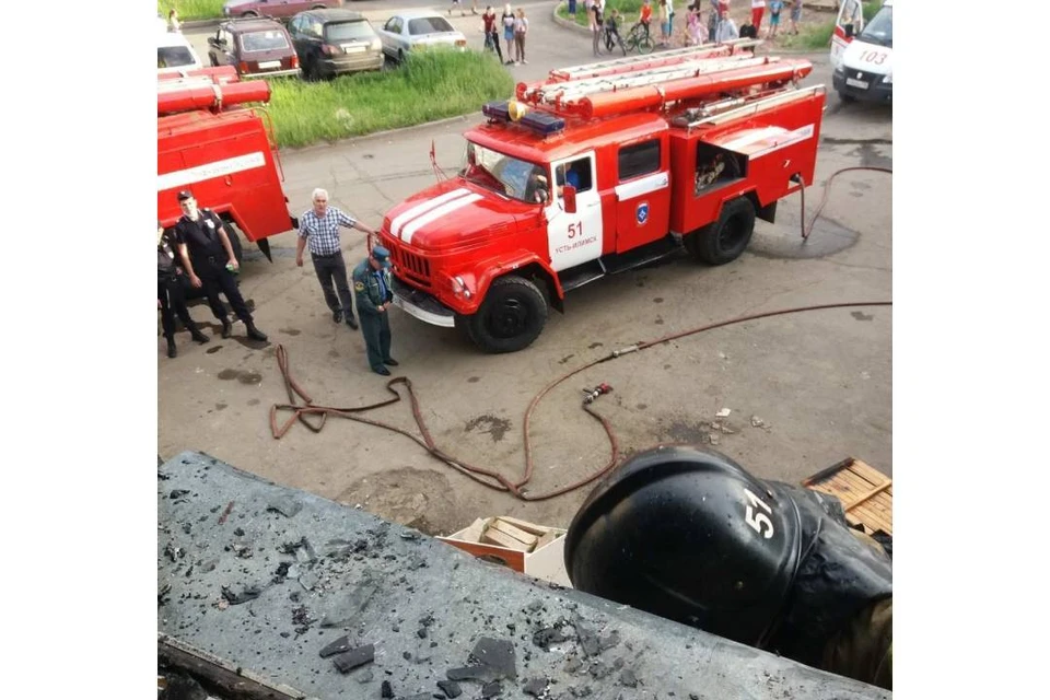 В Иркутске из-за короткого замыкания холодильника произошел пожар в пятиэтажке
