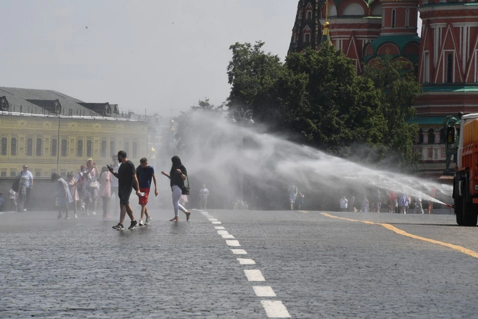 В первые выходные августа в Москве ожидается повышение темпервтуры воздуха до 34 градусов