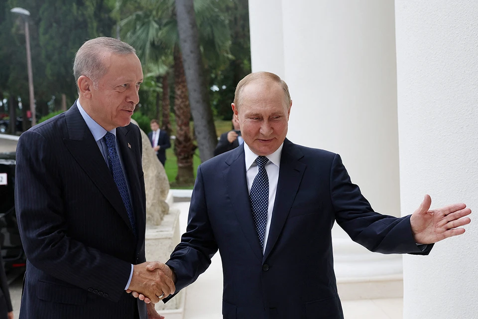 Путин и Эрдоган договорились о частичной оплате Турцией российского газа в рублях.