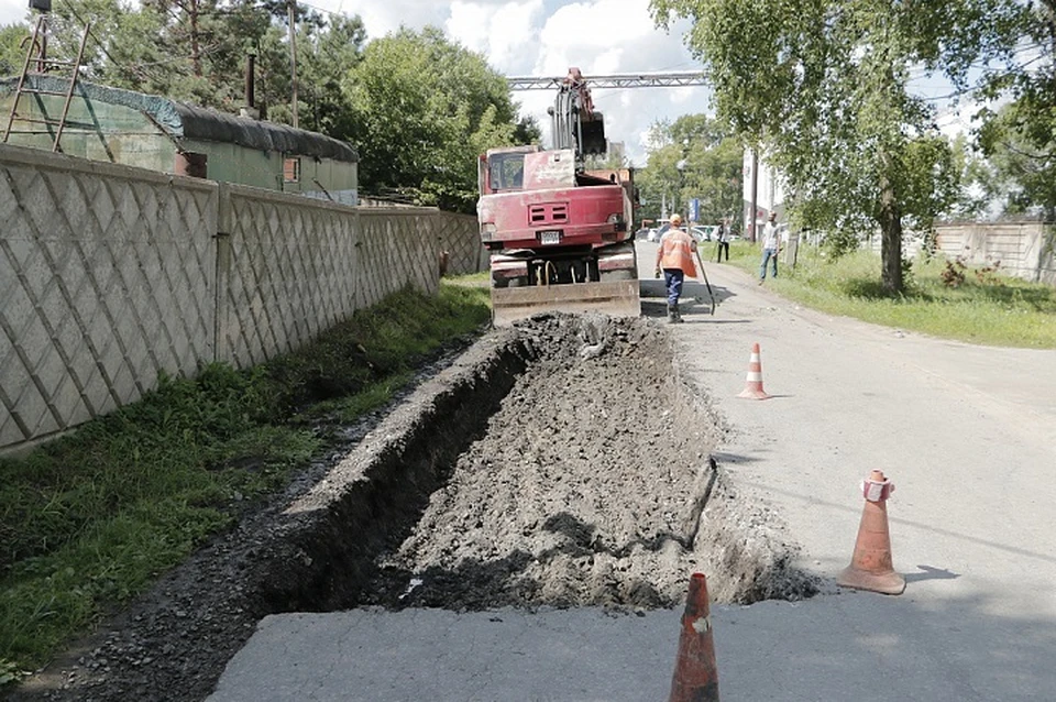 Ремонт 19 дорог продолжается в Хабаровске